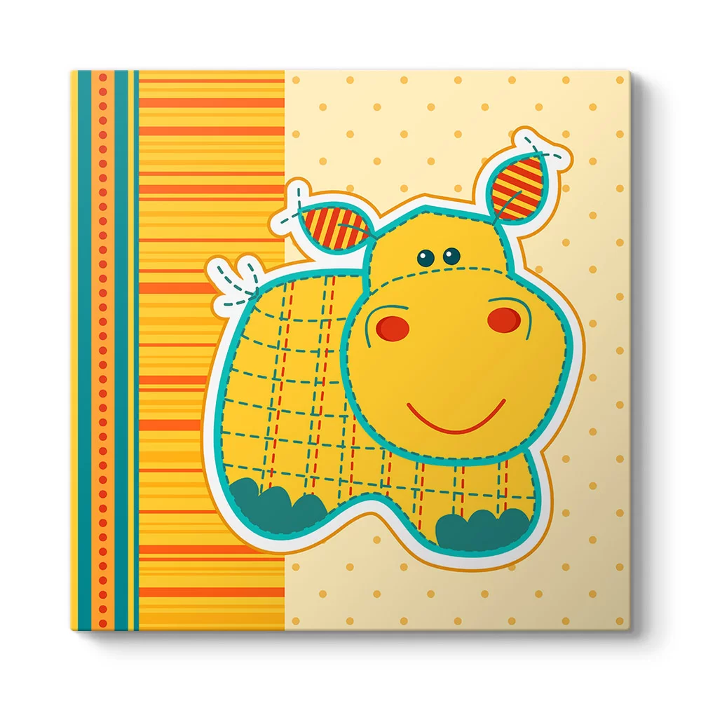 Şirin Hippopotam Tablosu - Model 3